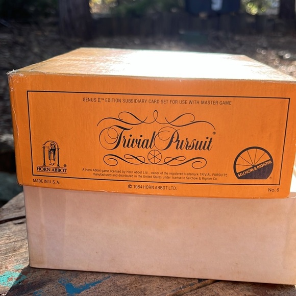 Vintage 1984 Trivial Pursuit Genus II Edition Subsidiary Card Set - Picture 7 of 7